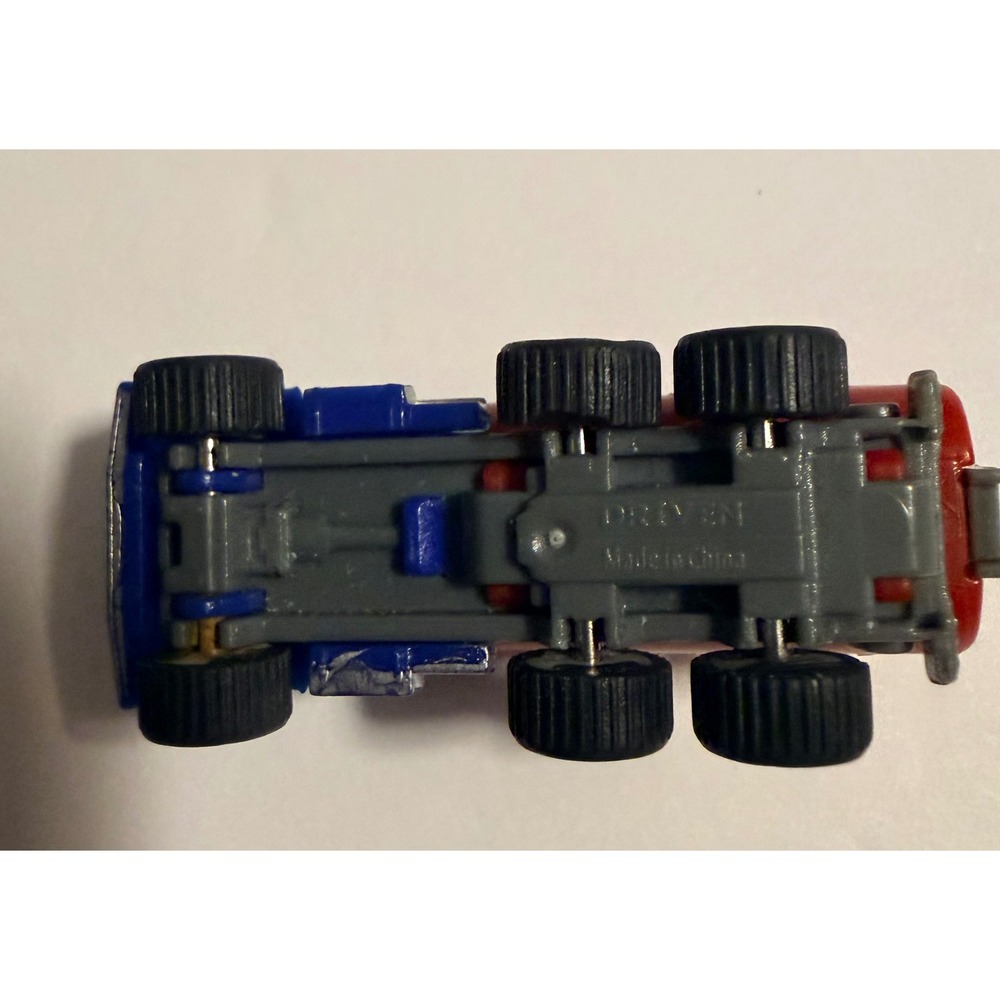 Driven by Battat Pocket Series Micro Tanker Truck Blue and Red Toy Vehicle - Picture 3 of 6